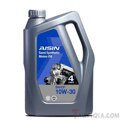 Aisin 10W30 Semi Synthetic SN Motor Oil, 4 Litre - AISIN