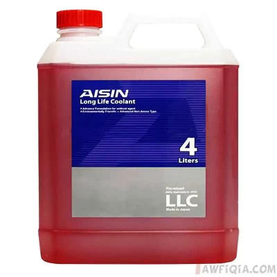 Aisin Coolant Red  (50%) LLC 4L - AISIN